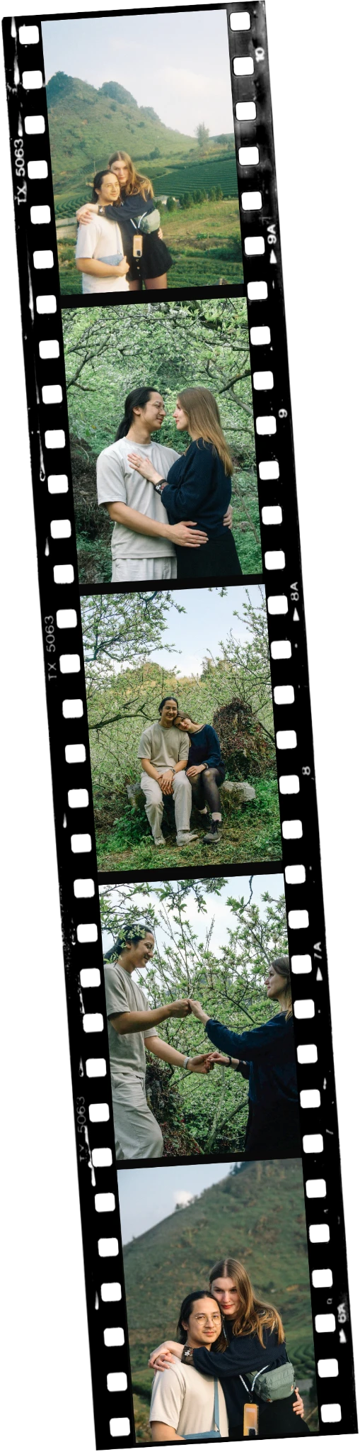 Naše spoločné fotografie na filmovom páse